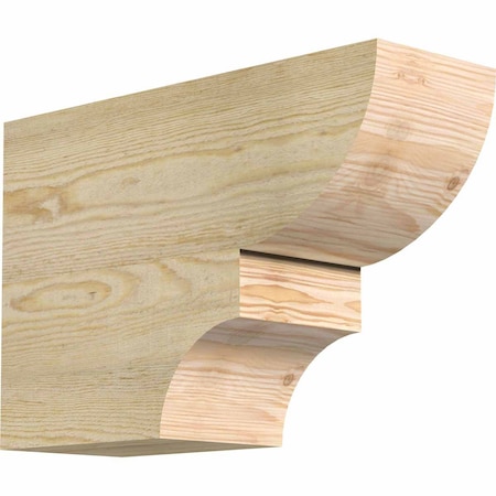 Ekena Millwork Ridgewood Rough Sawn Rafter Tail, Douglas Fir, 6"W x 12"H x 18"L RFT06X12X18RID00RDF